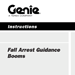 Fall Arrest Guidance Booms
