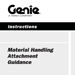 Material Handling Attachment Guidance